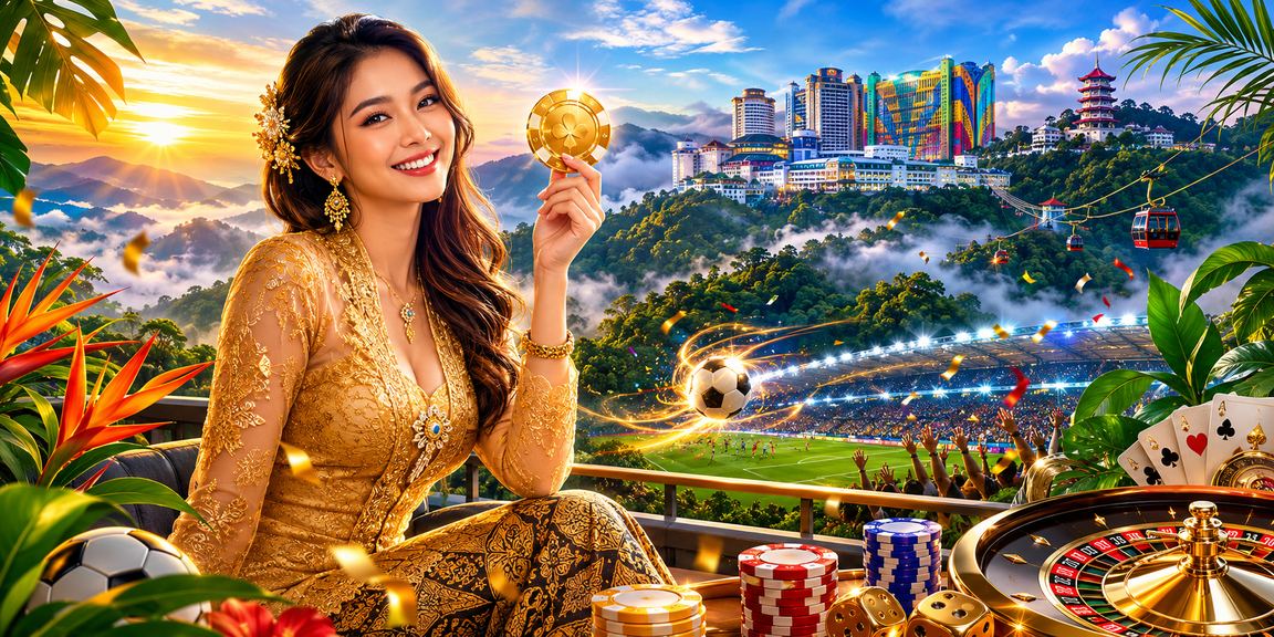 Permainan slot kasino di Genting Highlands dengan paparan aplikasi mudah alih